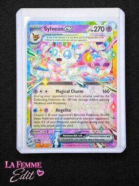 Pokemon Card Sylveon EX 041/131 Double Rare Tera Holo Prismatic Evolutions